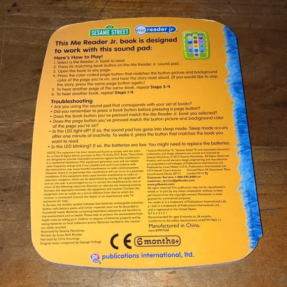 Sesame Street Me Reader Jr. Book Set - great books & can work with a sound pad - Picture 9 of 16